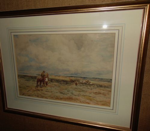 Victorian Watercolour by Claude Hayes. 1855-1922