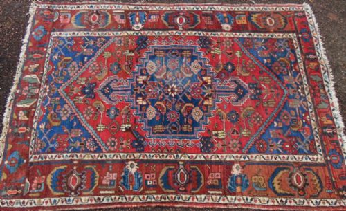 Antique Persian Hamadan Rug. Circa 1900