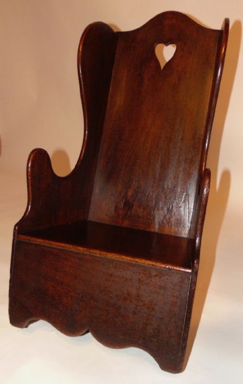 Georgian Mahogany Child's Rocking Chair. Circa 1800