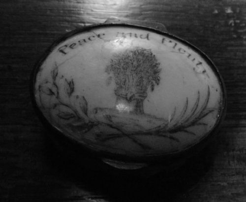 Georgian Battersea Enamel Patch Box. Circa 1775