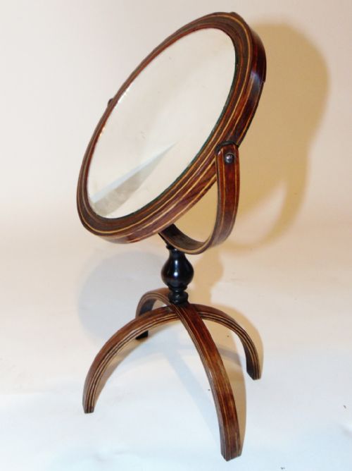 Georgian Folding Travelling Mirror. Circa 1780