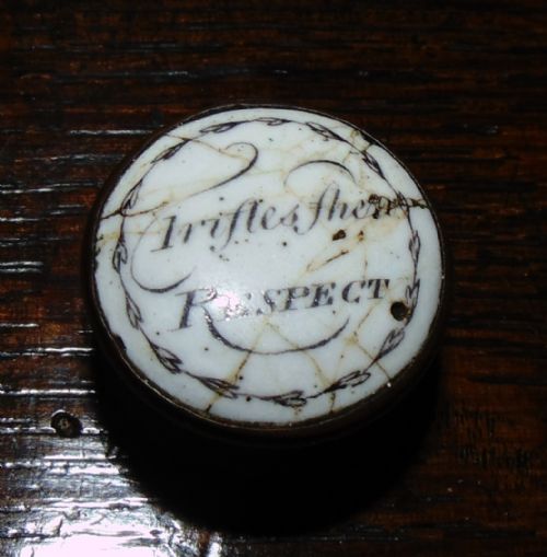 Georgian Battersea Enamel Pill Box. Circa 1775