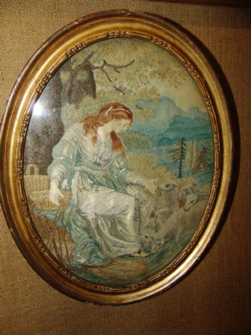 Georgian Silkwork Picture Circa 1800