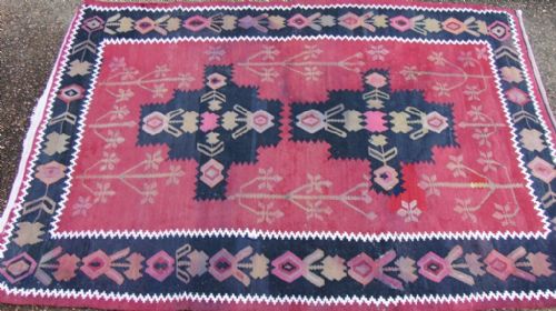 Antique Besarabian Kelim Large Rug. Circa 1920