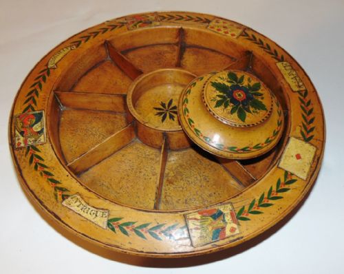Regency Pope Joan Game Board. Circa 1820