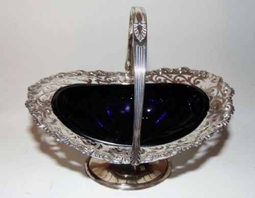Edwardian Silver Sugar Basket 1905