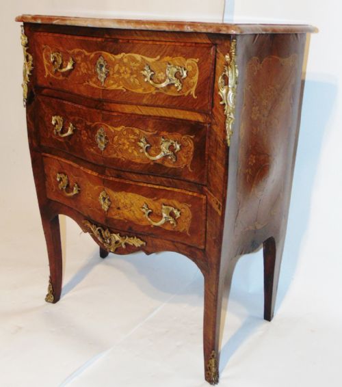 French Louis Xv Style Petit Commode Circa 1870