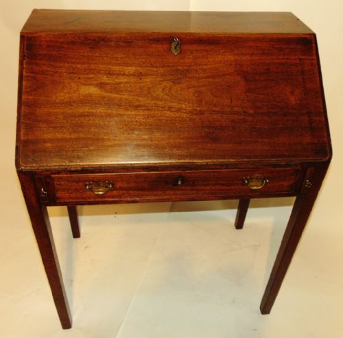 Georgian Mahogany Bureau. Circa 1800