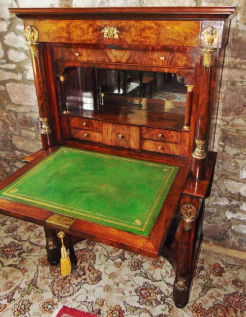 Empire Mahogany Escritoire. Circa 1810