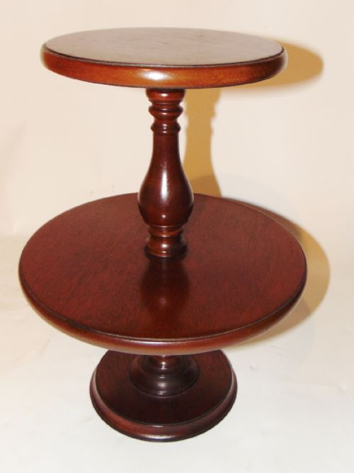 Georgian Mahogany Two Tier Lazy Susan Circa 1820