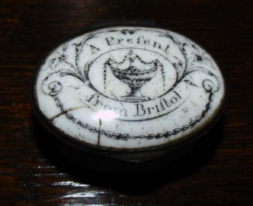 Georgian Battersea Enamel Patch Box. Circa 1775