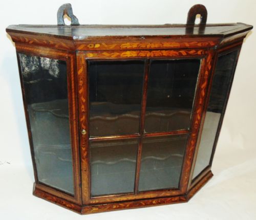 Dutch Marquetry Hanging Cabinet Circa 1770