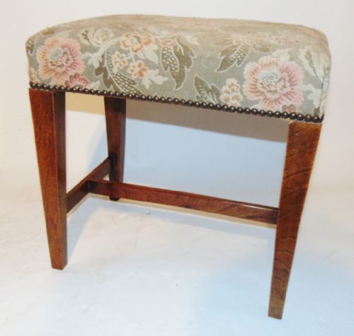 Georgian Elm Dressing Stool Circa 1790