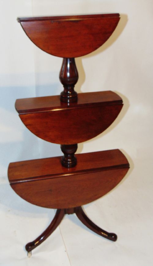 Georgian Three Tier Dumb Waiter. Circa 1835