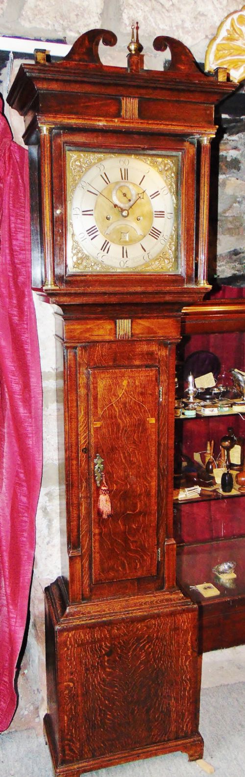 Georgian Oak Welsh Longcase Clock. Circa 1770