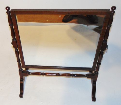 Georgian Mahogany Dressing Mirror Circa 1800