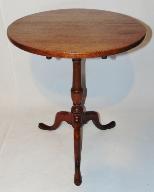 Georgian Oak Tripod Table Circa 1780