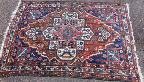 Antique Persian Hamadan Village Rug Circa 1910