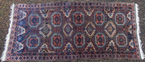 Antique Balouche Rug Circa 1910