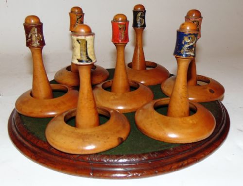 Victorian Quoits Game. Circa 1870