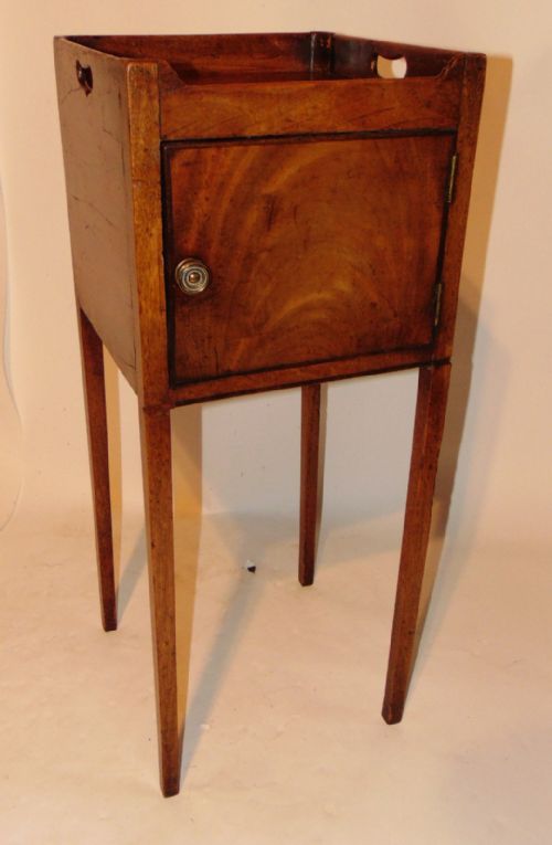 Georgian Mahogany Bedside Cabinet Circa 1800