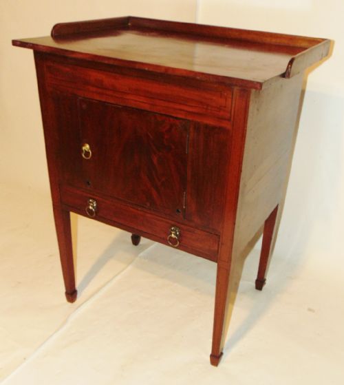 Georgian Mahogany Bedside Cabinet Circa 1820