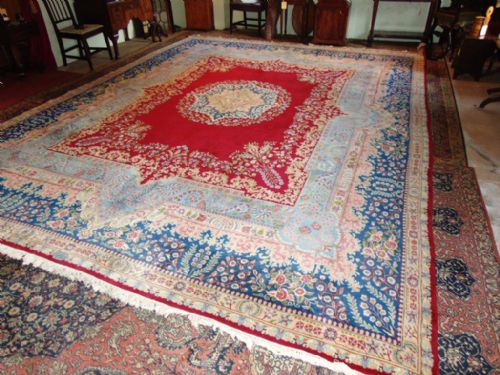 Magnificent Old Persain Kirman Large Carpet Circa 1930