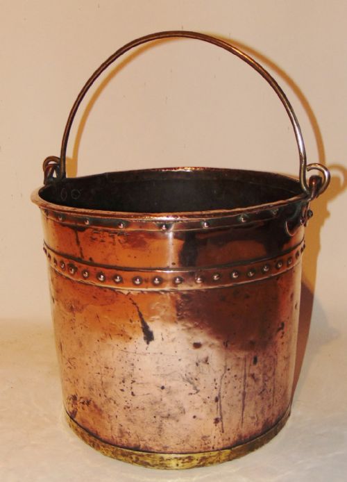 Georgian Copper Log Bin. Circa 1830