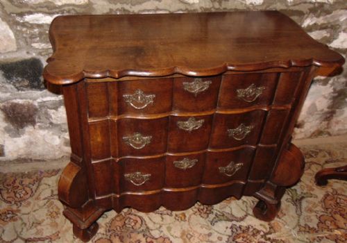 Dutch Oak Chest of Drawers Circa 1785
