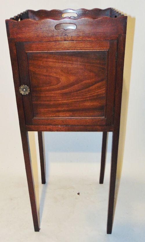 Georgian Mahogany Bedside Cabinet Circa 1790
