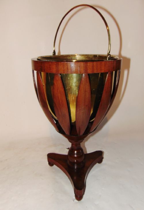 Dutch Mahogany Tulip Shaped Jardiniere Circa 1810