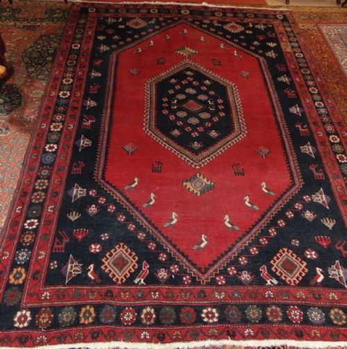 Antique Persian Hamadan Carpet Circa 1930