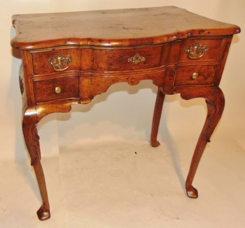 Dutch Veneered Walnut Lowboy Circa 1750