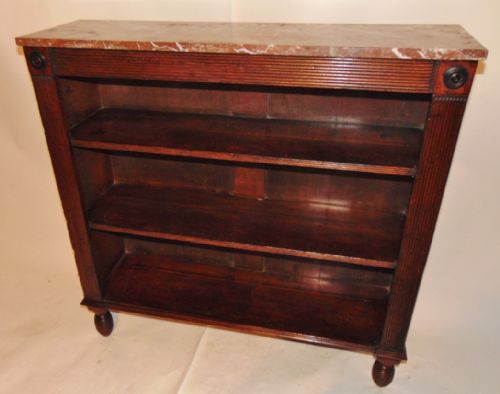 Regency Mahogany Standing Open Bookcase Circa 1815