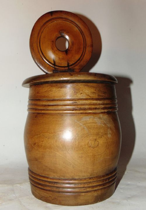Large Scottish Hanging Salt Box Circa 1850