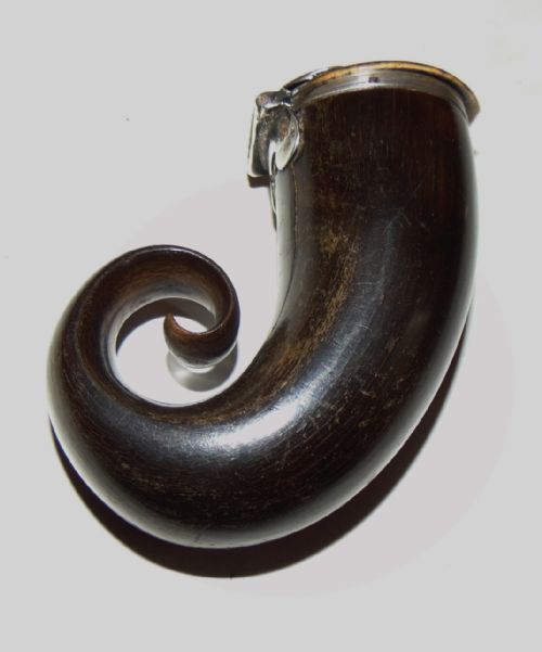 Scottish Georgian Horn Snuff Mull Circa 1820