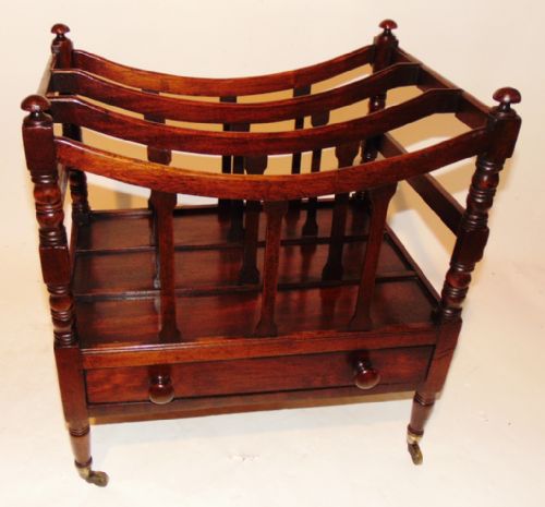 Georgian Mahogany Canterbury Circa 1820