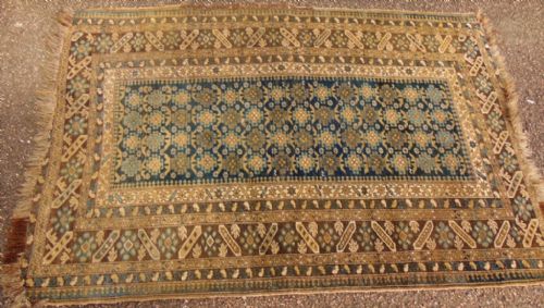 Antique Caucasian Derbend Rug Circa 1910