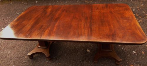 Late Georgian Two Pillar Dining Table Circa 1830