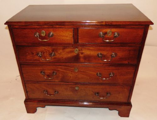 Small Georgian Mahogany Chest Circa 1765