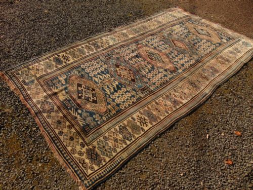 Antique Caucasian Karabagh Large Rug. Circa 1910