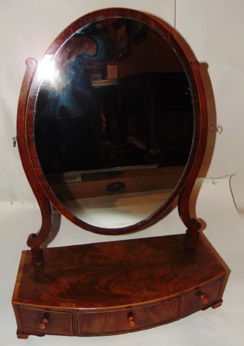 Georgian Mahogany Toilet Mirror Circa 1795