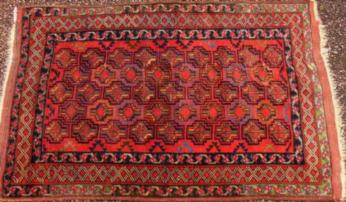 Antique Esari Turkoman Rug Circa 1910