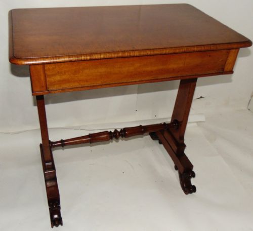 Late Regency Mahogany Writing Table Circa 1830