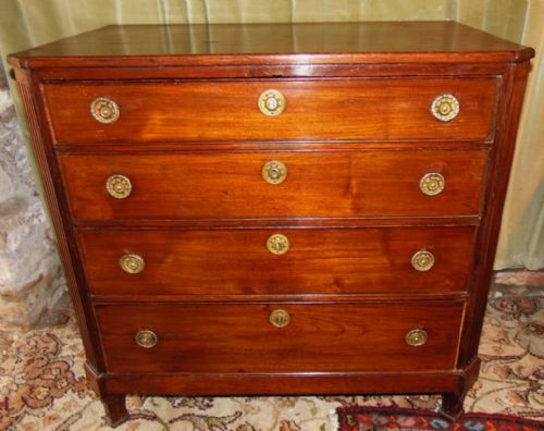 Dutch Mahogany Chest of Drawers Circa 1780