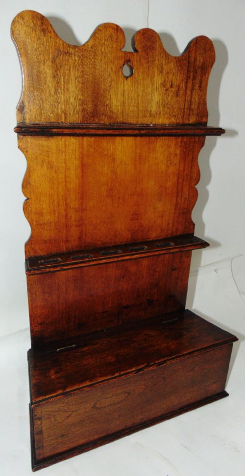 Georgian Fruitwood Spoon Rack Circa 1760