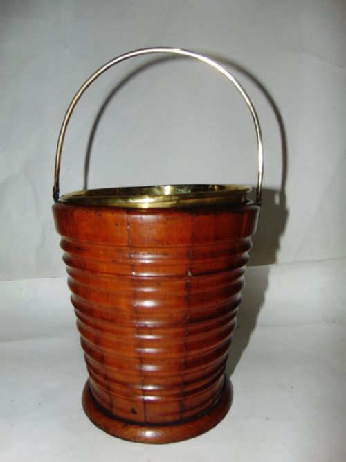 Small Coopered Mahogany Bucket Jardiniere Circa 1820