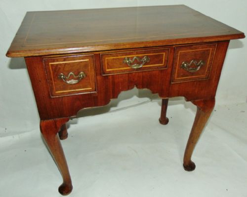 George II Walnut Veneered Lowboy Circa 1740