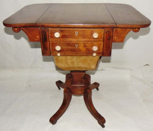 Regency Rosewood Work Table Circa 1815
