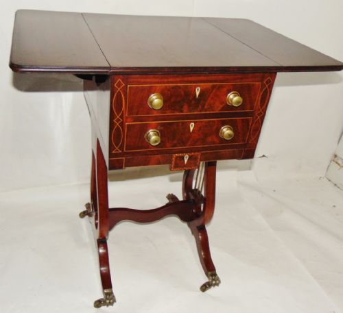 Georgian Mahogany Work Table Circa 1800